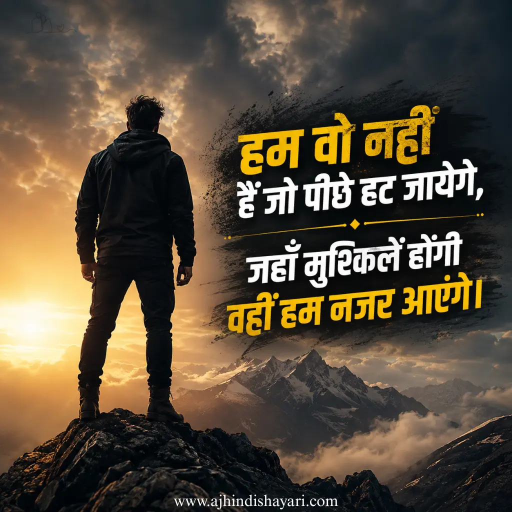 2 Line Royal Attitude Rajput shayari in Hindi Images