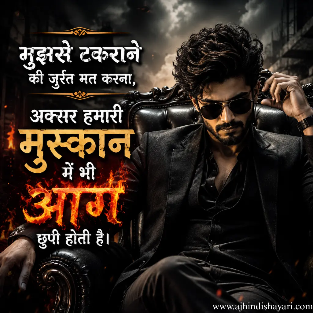 Best Attitude Whatsapp Status Shayari in Hindi Images