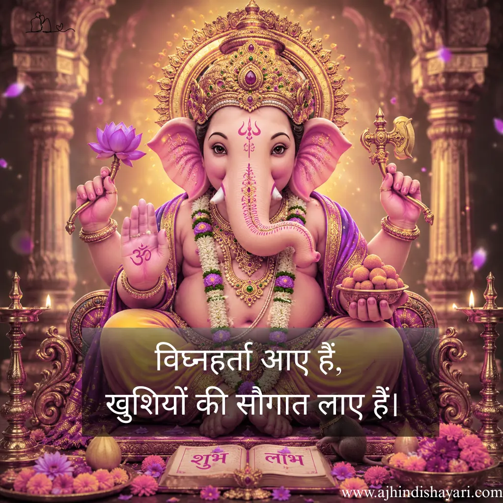 Best God Ganesh Ji Shayari in Hindi Images