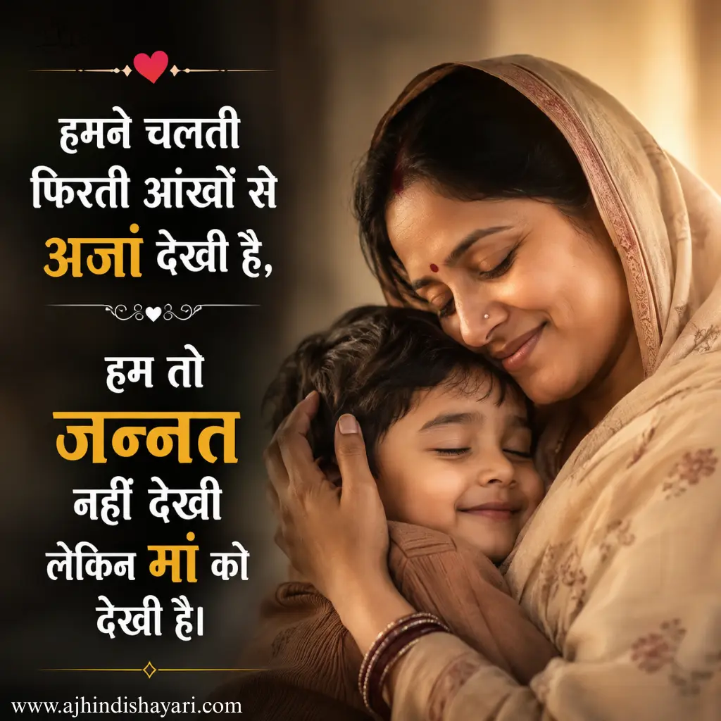 Best Heart touching Maa Shayari in Hindi Images