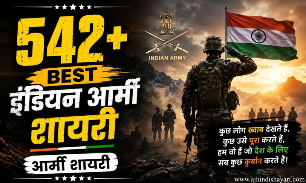 Best Indian Army shayari In hindi Images