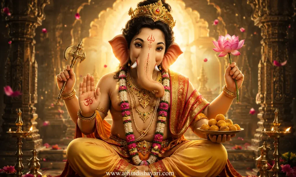 Best Latest God Ganesh Ji Shayari In Hindi Images