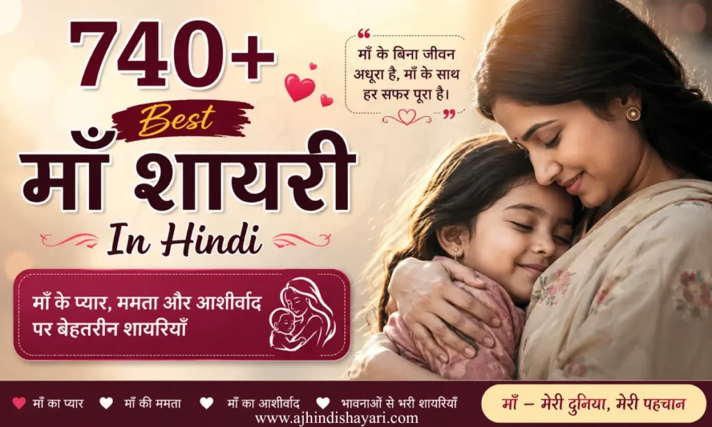 Best Maa Shayari In Hindi Images