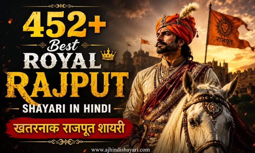 Latest Royal Attitude Rajput Shayari In Hindi Images